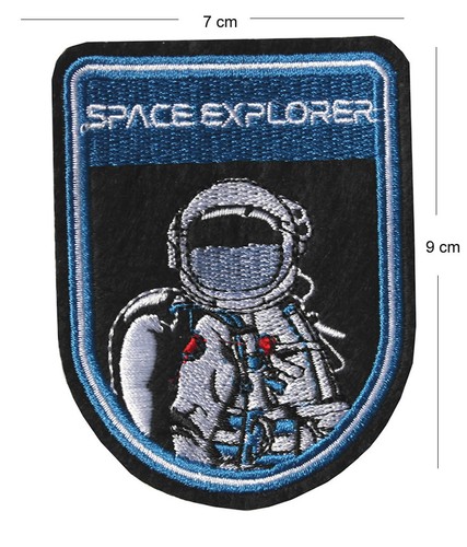 Space explorer besticktes - explorer,