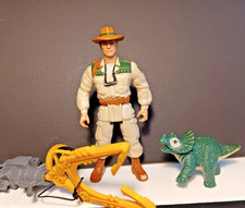 Jurassic Park  Lost World Eddie Carr actionfigur Kenner vintage