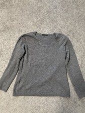 Rena Marx Pullover Gr 40 Kaschmir grau