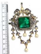 Anhänger 3,90ct Rosenschliff