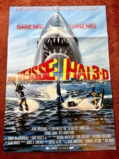 Der Weisse Hai 3-D Kinoplakat