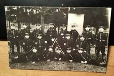 Gruppe Soldaten - mit Alfred Spitzner / Strassburg Elsass 1910 Foto Karte