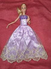 Barbie Puppen Kleid Lila