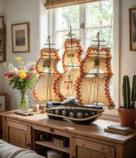 Retro Deko Segelschiff  Altes