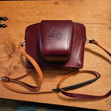 Leitz Wetzlar Burgundy Leather