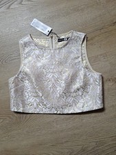 Kuezes Top festlich beige/gold