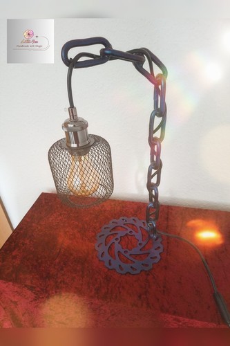 Tischlampe retro upcycling - tischlampe,
