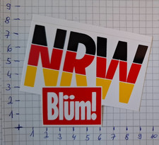 Aufkleber "NRW - Blüm!", 80er Jahre