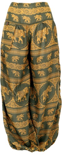 Luftige pluderhose mit - luftige,