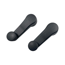 2 x Fensterkurbel Schwarz