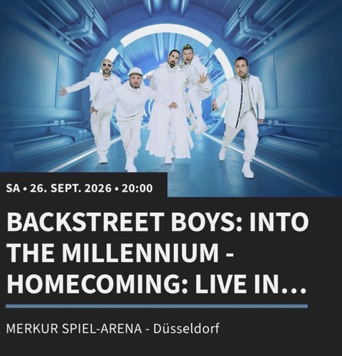 Backstreet boys sitzplatz - 2,