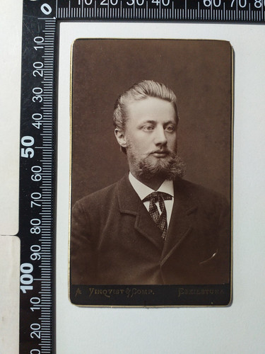 Foto cdv eskilstuna mann im - cdv,
