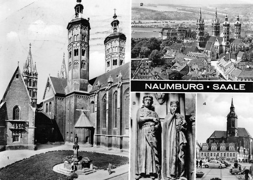 Naumburg mehrbildkarte - (saale),