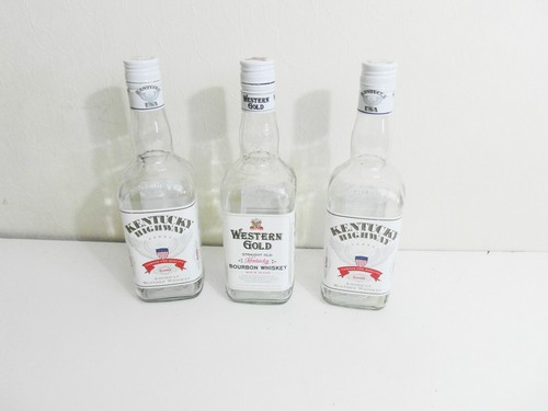 Whiskey flaschen leer - 3x,