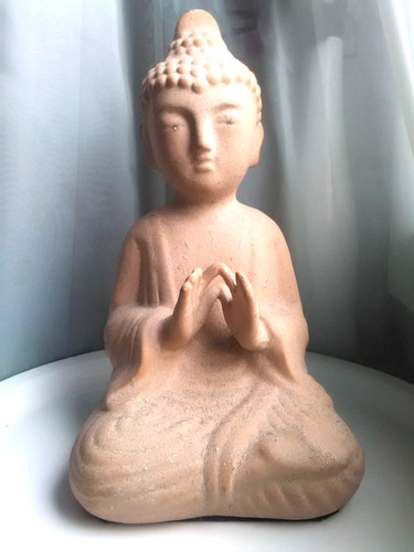 Buddha statuette figur - figur, keramik