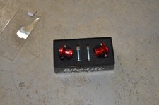 Bike Lift  eloxal rot, f. V Aufnahme, M8,  Suzuki SV 650 gebraucht