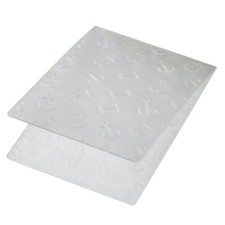 Prägeschablone Anker Papier