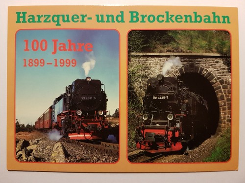 Postkarte harzquerbahn - postkarte,