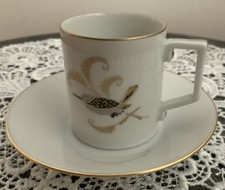 Porzellan Sammeltasse Mocca Gedeck Höchst ###‼️Stand In der Vitrine