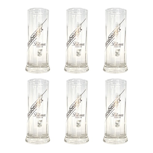 Reudnitzer bierkrug glas - 6x,
