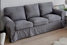 Ecktorp Bezug 3er  Grau