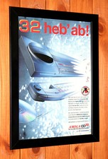 Vintage Amiga CD32 Zool James Pond Rare Promo Vintage Poster / Ad Page Framed