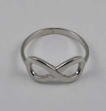 925er STERLINGSILBER rhodiniert Ring INFINITY Unendlichkeit K292