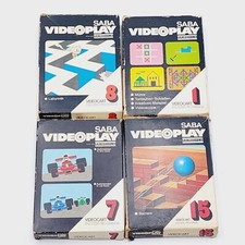 SABA Videoplay Konvolut verschiedene Spiele - 15 - 7 - 1 -8  mit OVP & Anleitung