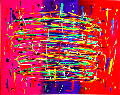 Original acryl bild abstrakt - bild,,