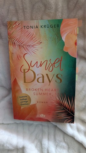 Broken heart summer - heart, sunset