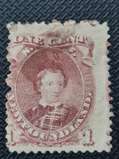 Schöne uralte Klassik Briefmarke weltweit aus Neufundland Kanada