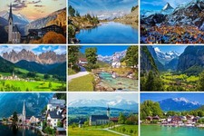 Postkarten Alpen Fotos Bilder