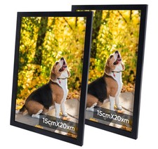 2x Holz Bilderrahmen 15x20 cm