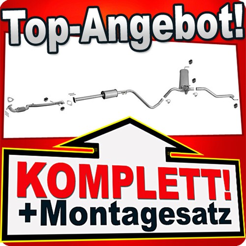 Auspuff für opel astra 4 - auspuff,
