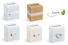 Briefbox Glückwunschkartenbox Hochzeit Taufe Geldgeschenke Kartenbox Geldbox