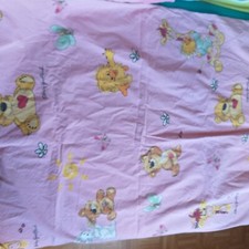 Kinderbettwäsche , rosa CA. 100 x 135 cm und Kopfkissen 36 X 60.