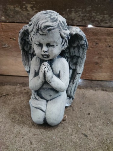 Steinfigur grabschmuck engel - steinfigur,