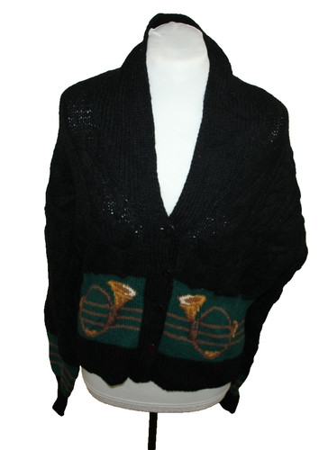 Damen aran zopf strickjacke - damen,