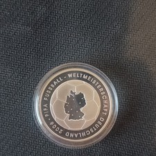 10 Euro Silbermünze Fußball