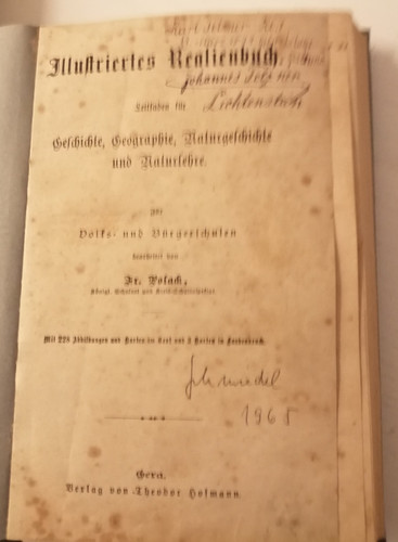 Illustriertes realienbuch 1898 - realienbuch,