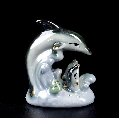 Deko figur skulptur delphin - figur,