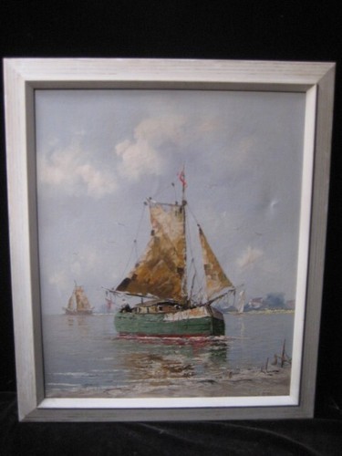 ölbild leinwand segelschiff - Ölbild,