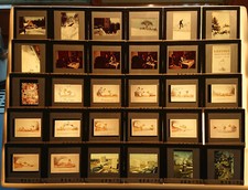 46 alte Dias Farbdias Glasdias