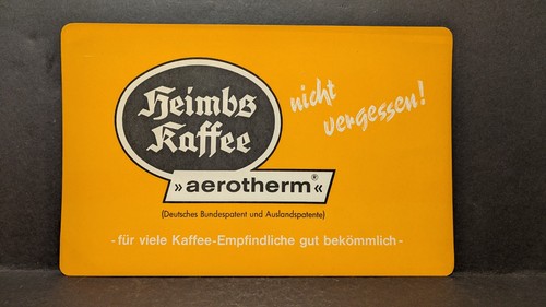 Alte werbe pappe heimbs - werbe-pappe,