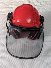 forsthelm BG SH 1 - Mit Gesichts- und Gehörschutz - unbenutzt - Sicher Sägen