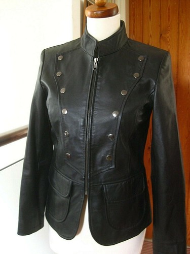 Helium lederjacke military - military, 8