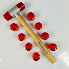 32mm Schonhammer +8x Aufsätze 350gramm Ha-So Ausbeul Kunststoff Made in Germany