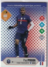 Panini Road to Qatar World Cup Karte 2022 Nr 182 Paul Pogba Fans' Favourite