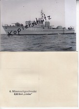 M 1072 KM-Boot  LINDAU, Bundesmarine, Deutsche Marine, Foto mit Schiffstempel