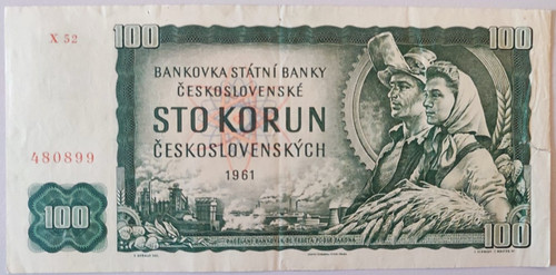 100 tschechoslowakische kronen - tschechoslowakische,